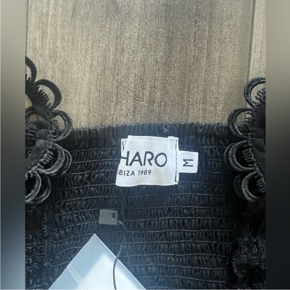 Charo Ruiz Ibiza Terely Short Black Lace Dress - Picture 6 of 7